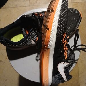 Nike Black and Orange Running Shoes